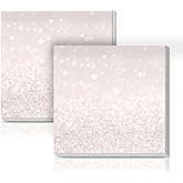 AUEKLLW Sticky Notes 3x3 Inches, 2 Pads Cute Colorful Self-Stick Note Pads, Easy to Post for Home, Office and Daily Life Organization Glitter Pink Leopard