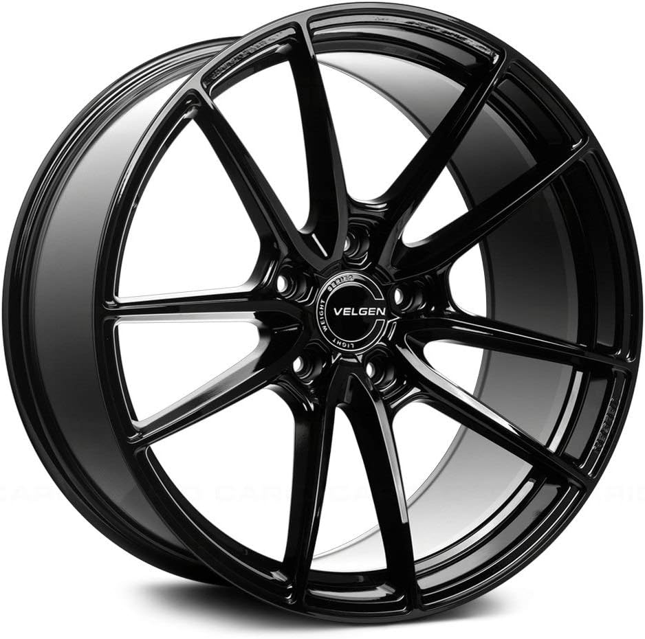 Velgen VF5 Custom Wheel - 20x9, 32 Offset, 5x114.3 Bolt Pattern, 73.1mm Hub - Gloss Black Rim