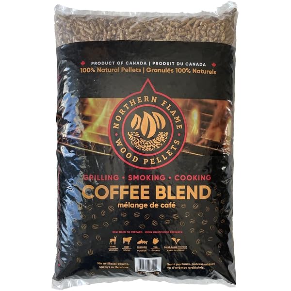 Northern Flame 100 percent Pure All-Natural Canadian Wood Pellets for  Grilling, Smoking and BBQ (20 lb Bag) – Coffee 20lb : Amazon.ca: Patio,  Lawn u0026 Garden