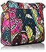 Vera Bradley Women's Cotton Little Hipster Crossbody Purse With RFID Protection, Autumn Leaves, One Size