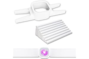 DNSHORIX 100FT Light Track System for Govee Permanent Outdoor Lights Pro (H706A), Permanent Halloween/Christmas Light Track, DIY Paintable PVC Track