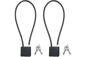 TVINDKIRDOD Gun Locks, Keyed 15'' Cable Gun Lock Universal Combination Gun Trigger Lock - Fits Pistols, Rifles, Shotguns, Shotgun Trigger Lock, Pistol Lock