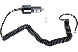 DCPOWER Coiled DC Power Cord Compatible Replacement for Escort Passport 8500, 8500 X50 Radar Detector