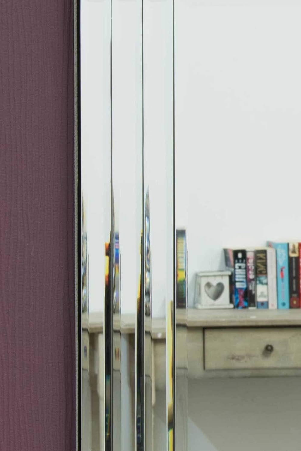 MirrorOutlet Silver Triple Bevelled Venetian Wall Mirror 2Ft3 X 1Ft11 (68cm X 58cm), 68 x 58,Frameless,YC082 - Image 5