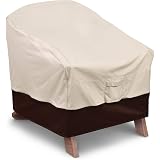 Amazon Com Budge All Seasons Patio Chair Cover Extra Large Tan Patio Chair Covers Garden Outdoor