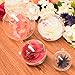 Super Z Outlet Clear Plastic Acrylic Bath Bomb Mold Shells Molding Balls Kit (120mm, 12 Pack)
