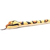 The Petting Zoo Ball Python Snake Stuffed Animal Plushie, Kids Gifts, 54 in | Earth Keeperz Ball Python Snake by Zoologee. Detailed embroidered eyes. Great Toys for Girls and Boys. Plush Gifts for Kids