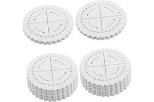GETAJGHSD 10 Pcs Round Bracelet Braiding Boards EVA Foam Discs for DIY Friendship Bracelets Beginner-friendly