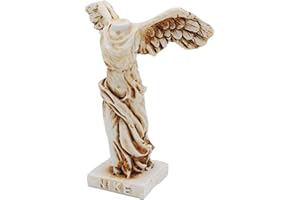 Kocris Casa Winged Victory of Samothrace Fish Tank Decorations Decor Sculpture Statues Figurine Ancient Greece Reptile Turtle Lizard Spider Tanks Terrarium Statue Décor Ornament Pet Brown