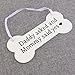 ROSENICE Wooden Crafts Ornament Photo Prop Wedding Pet Dog Bone Ornament Engagement Decor