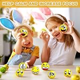 Ainiv 12PCS Funny Face Squeeze Stress Balls PU Large 6.3cm Hand Exercise Fidget view 5