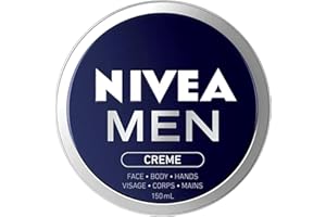 NIVEA Men Crème | Nourishing All Purpose Cream with Vitamin E | Non-sticky, Non-greasy fast absorbing | For Mens Face, Body a