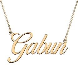 HUAN XUN Customized Custom Simple Any Name Necklace