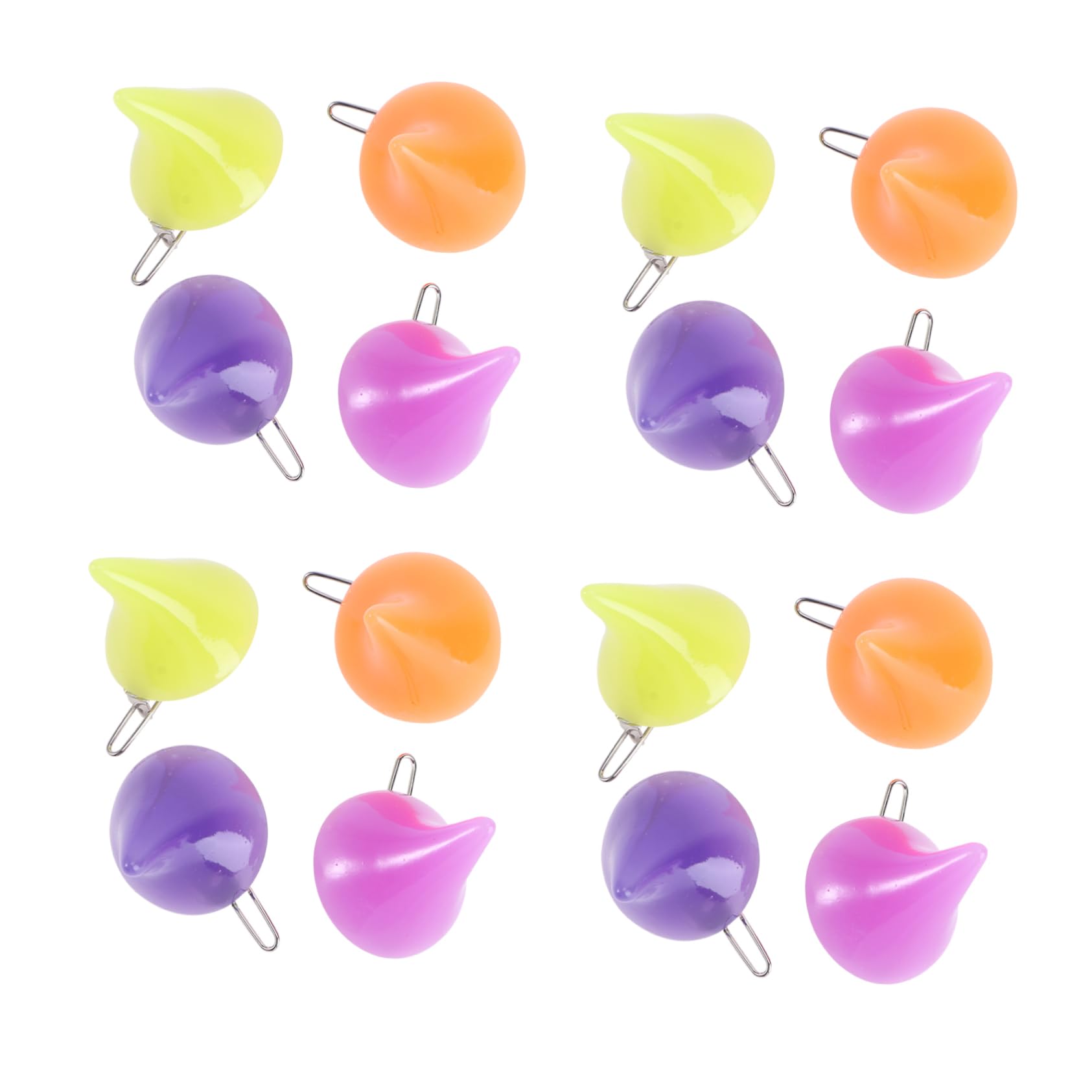 FRCOLOR 16Pcs Halloween Devil Horn Hair Clips,Fancy Dress Cosplay Costume Hair Pins Headwear Party Hair Accessories for Kids Girls (Random Colors)