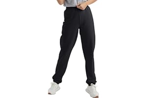 Hanes Women's Sweatpants, EcoSmart Fleece Joggers, Pocketless Cinched Leg Sweatpants for Women, 30"