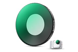 K&F Concept Black Diffusion 1/4 Filter Compatible with Insta360 Go Ultra, Creative Mist Cinematic Effect Filter, Multi-Coated