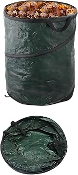 ADEPTNA 120L Large Pop-Up Garden Waste Bag with Handles