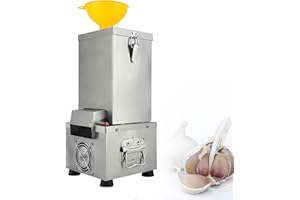 200W Stainless Steel Garlic Peeler Machine, Electric Automatic Garlic Skin Remover, with 40kg/H High Peeling Speed for Househ