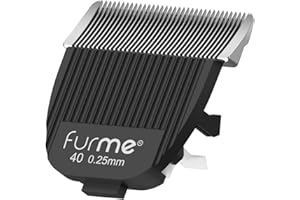 FURME AirClipper Size 40 Replacement Blades - 0.25mm Pet Grooming Clipper Blades Compatible with Air Clippers, Fur & Hair Shaver for Cats, Dogs and All Pets, Pack of 1