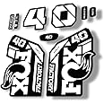Fork Replacement Decal Sticker Compatibale for Fox 40 2021 Series White (Glossy)