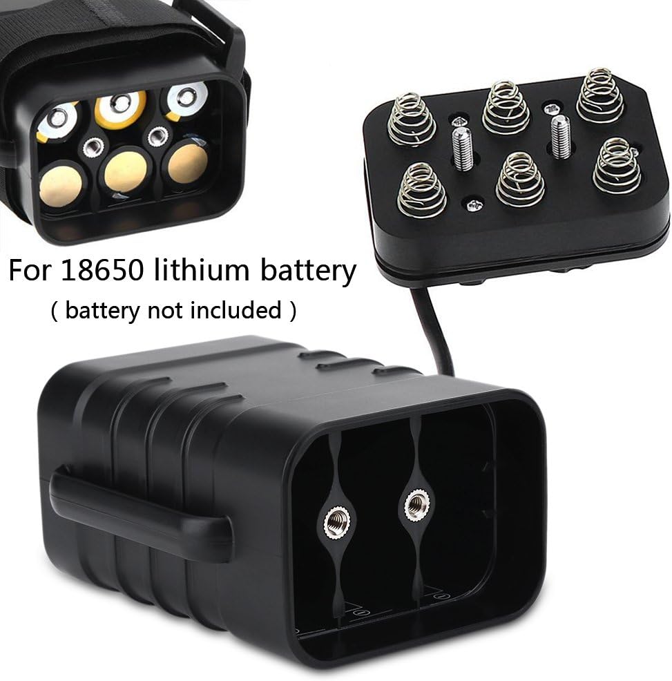 Alomejor 18650 Battery Case Waterproof Battery Holder Case for All FLAT TOP Batteries Size 18650 - Image 4
