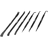 RIGOR 56001 Non-Marring Pick and Pry Bar Set, 6 PCS | Removal Lever Set | Replacing Gaskets, Oil Seals, O-Rings, Small Part
