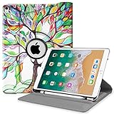Fintie iPad Pro 10.5 Case with Built-in Apple Pencil Holder - 360 Degree Rotating Stand Protective Cover with Auto Sleep/Wake Feature for Apple iPad Pro 10.5 Inch 2017 Release