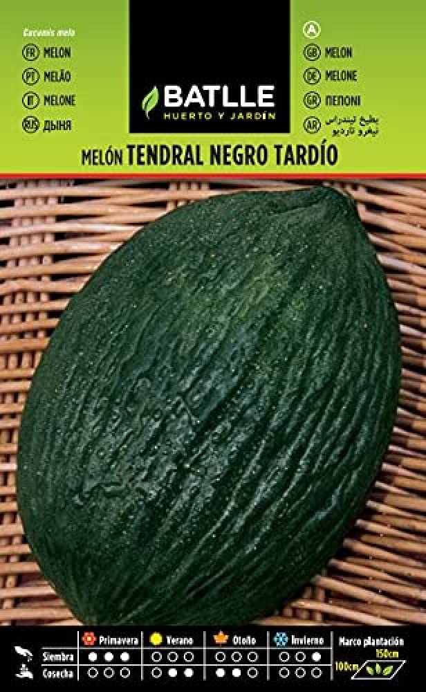 Horizontal Seeds – Late Black Tendral Melon – Batlle