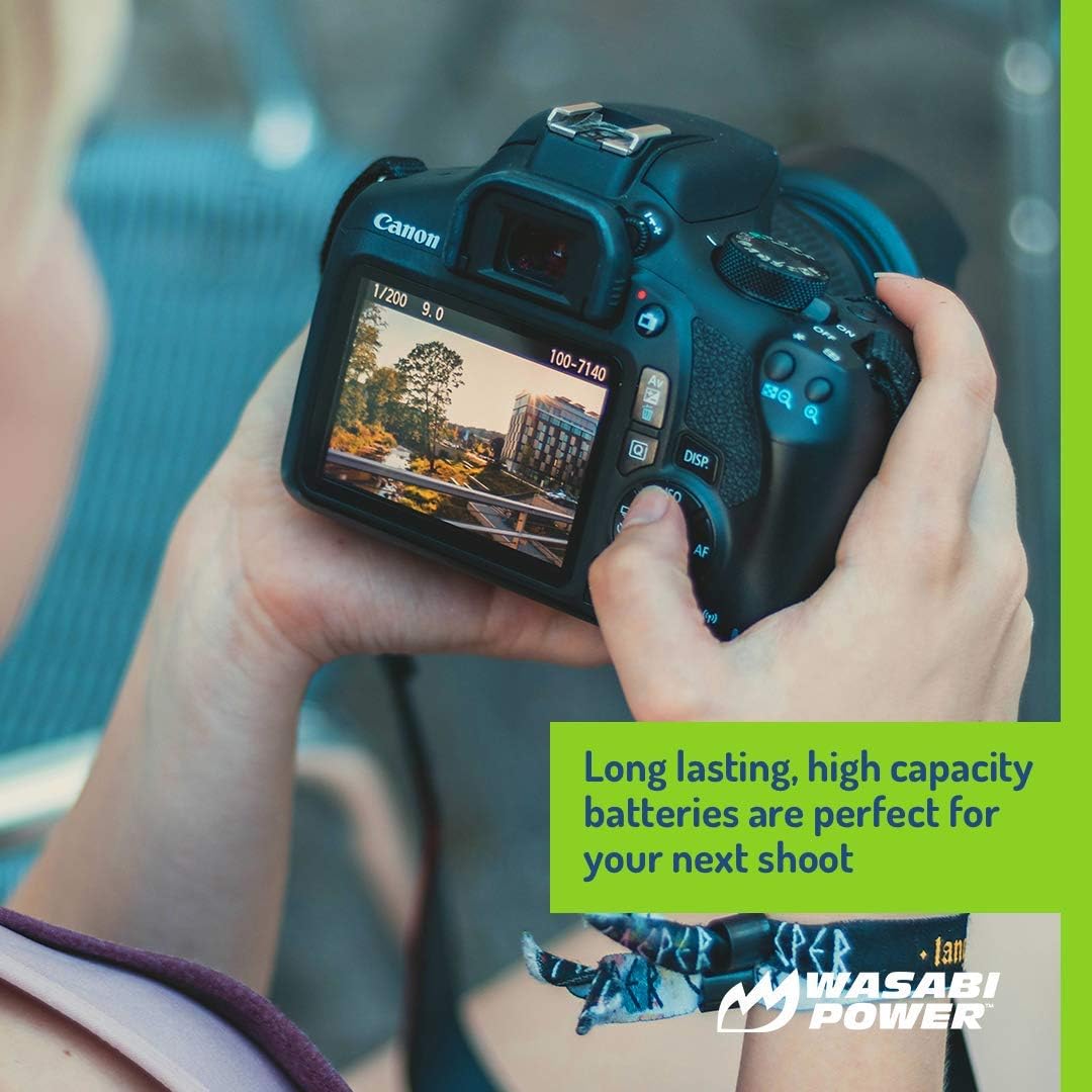 Wasabi Power Battery (2-Pack) and Dual Charger for Canon LP-E8 : Camera & Photo