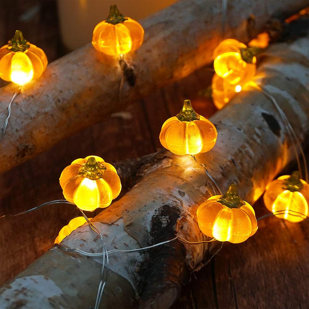 BOHON Halloween Lights 3D JackoLantern 10ft 30 LEDs