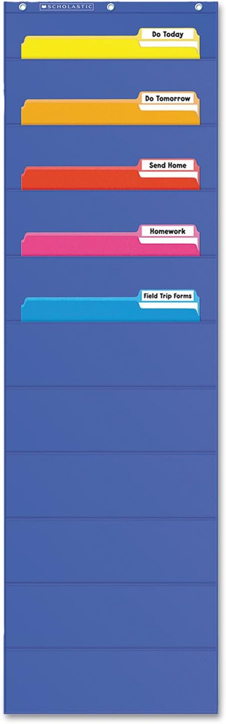 Amazon.com : File Organizer Pocket Grade K-5 Chart : Themed Classroom