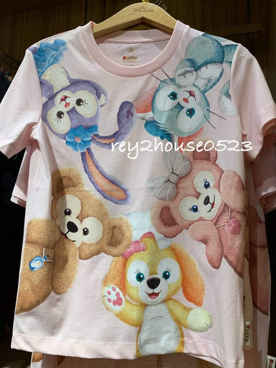 Amazon Co Jp 香港 ディズニー ダッフィー フレンズ Tシャツ 大人用 Xl シェリーメイ ジェラトーニ ステラルー クッキー ホビー Amazon Co Jp 香港 ディズニー ダッフィー フレンズ Tシャツ 大人用 Xl シェリーメイ ジェラトーニ ステラルー クッキー ホビー