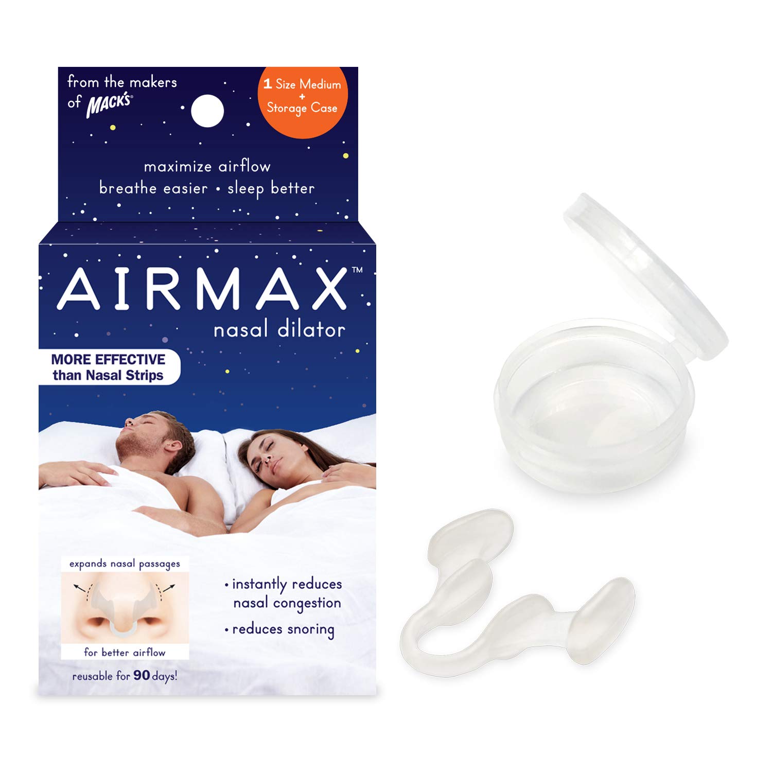 ZQuiet® AntiSnoring Nasal Breathing Aid (2Pack / 1 Month