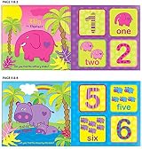 First Steps Set of 4 Baby Bath Books ABC Numbers Letters Floating view 8