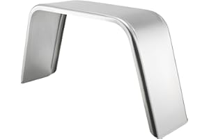 Tough Grade Aluminum Smooth Flat Top Fender 10" X 36" X 18" | Car Hauler Trailer | Cargo Trailer | Utility Trailer | Landscape Trailer | Made in USA