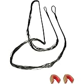 KESHES Dacron Bow String Replacement for Archery Recurve Traditional &amp; Longbow Bows Bowstring - Sizes 12, 14, 16 Strands - Length Sizes 44-70 Inches, 2 Brass Nocks Included