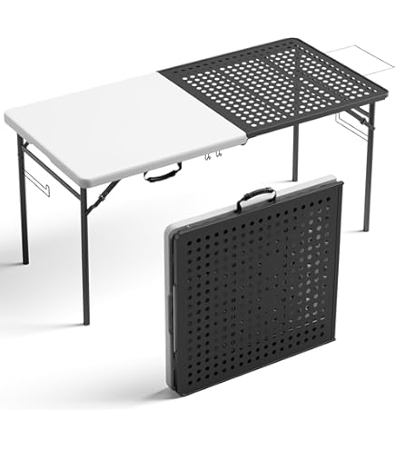Amazon.com : Coleman 4-in-1 Outdoor Folding Table, Lightweight