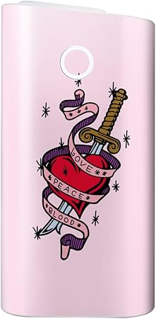 Amazon Co Jp Glo グロー カバー シール グローシール スキンシール おしゃれ ステッカー グロー専用 イラスト パステルカラー ラブ ｚｉ ｌ ジール ドラッグストア