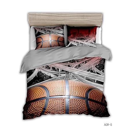 UOUL 3 Patrón Piezas de Ropa de Cama de Baloncesto Conjunto 3D ...