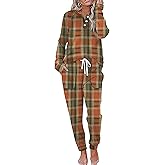 WIHOLL Two Piece Outfits for Women Lounge Sets Button Down Sweatshirt Sweatpants Sweatsuits Set with Pockets