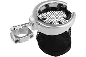 Motorcycle Bottle Cage Universal Motorcycle Motorcycle Accessories 1.25" Handlebar Mount Cup Holder for Most Motorcycles