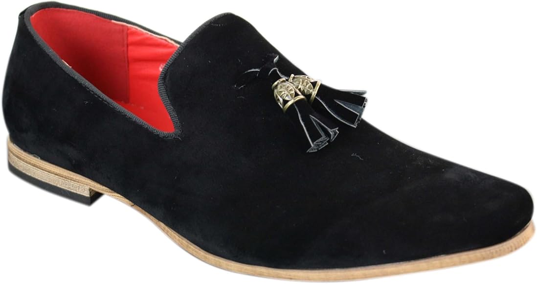 mens blue driving shoes