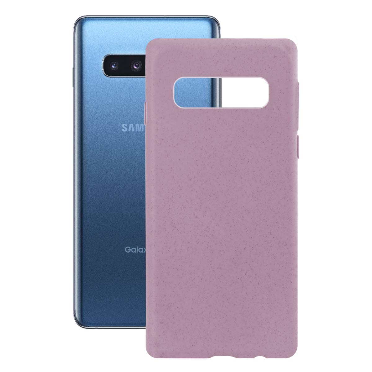 BigBuy Tech S1903445 Case for Samsung Galaxy S10+ Eco-Friendly pink