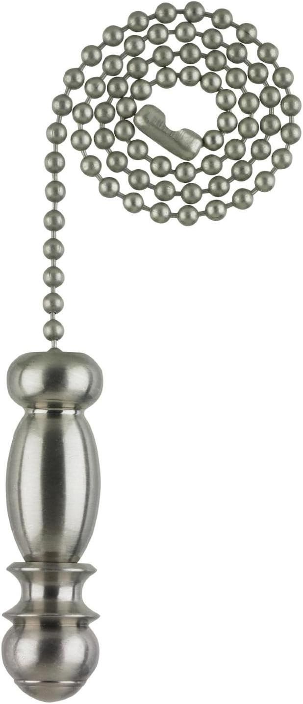 Westinghouse Lighting 7710300 Lighting Pendant Pull Chain, Brushed Nickel - Ceiling Fan Pull Chains - 