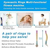 PenuSpt Gymnastics Rings for Kids with Straps 200kg Load Non-Slip view 2