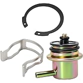 HiSport Fuel Injection Pressure Regulator Kit with Clip Snap Ring 3.8BAR | Compatible with Buick Cadillac Chevrolet GMC, Replaces 19236428, 2173299