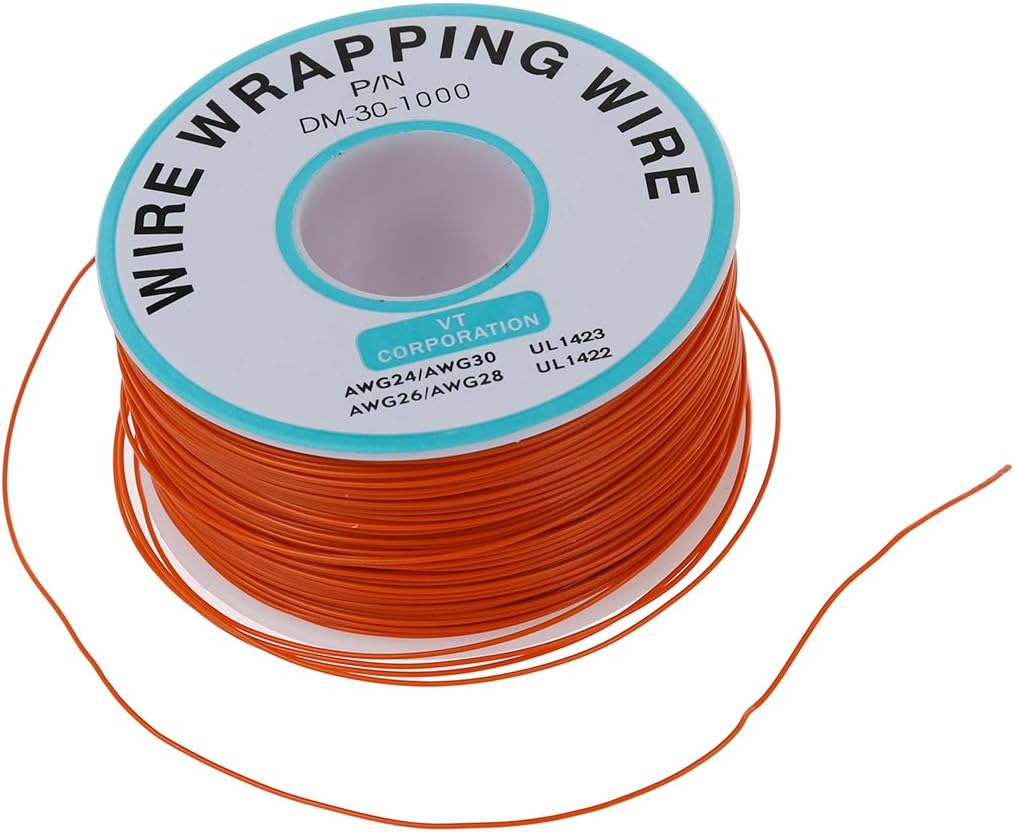 SODIAL(R)PCB Soldadura Naranja Flexible 0.5mm Diametro Exter