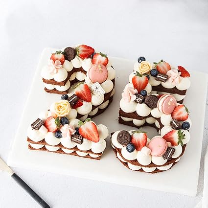 Mariage Moules A Gateaux Pour Anniversaire Moules A Gateaux En Silicone 9 Pieces Anniversaire Moule A Gateau En Silicone En Forme De Chiffres De 0 A 8 Moules A Gateaux Moules A