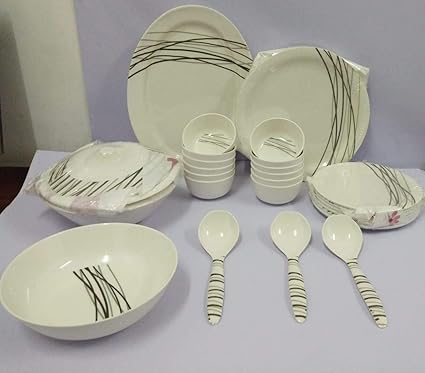 Dream Gifts/Diplomat Royal Melamine 33 Pcs. Dinner Set