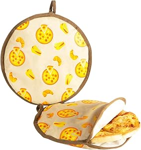 Pancakes Warmer,12 Inch Insulated and Microwaveable,Cloth Fabric Bag Pouch Keeps Food Warm for up to One Hour!Tortilla Holder for Corn & Flour Taco,Pizza,Bread Keeper,No More Wet & Soggy (Yellow)